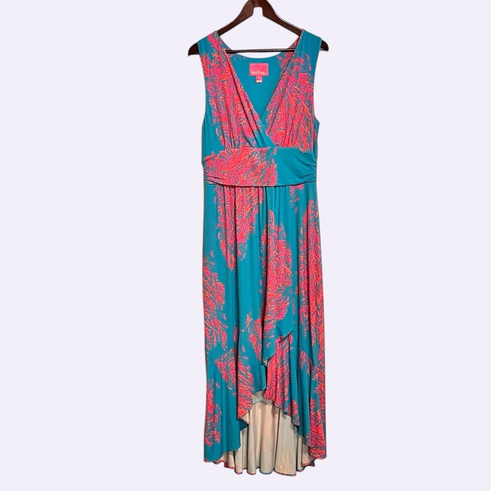 Lilly Pulitzer Moana Maxi Dress Turquoise Oasis
Goddess Of The Sea Women’s L - Picture 3 of 10